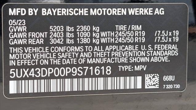 2023 BMW X3 sDrive30i