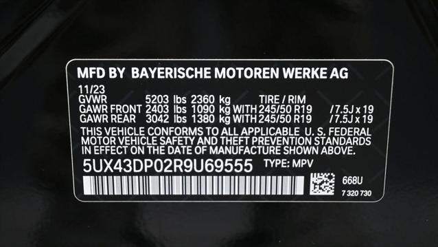 2024 BMW X3 sDrive30i