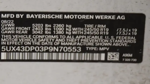 2023 BMW X3 sDrive30i