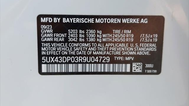2024 BMW X3 sDrive30i
