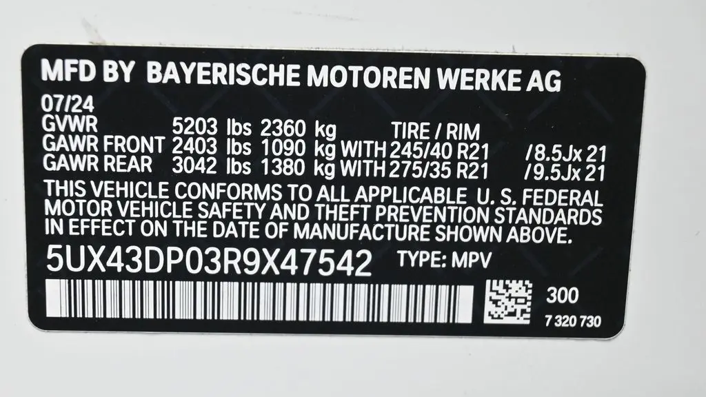 2024 BMW X3 sDrive30i