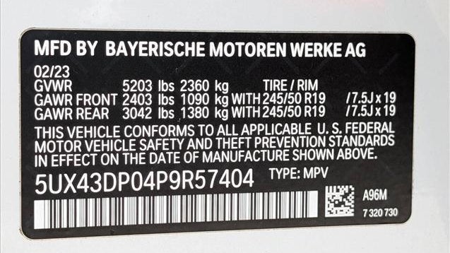 2023 BMW X3 sDrive30i