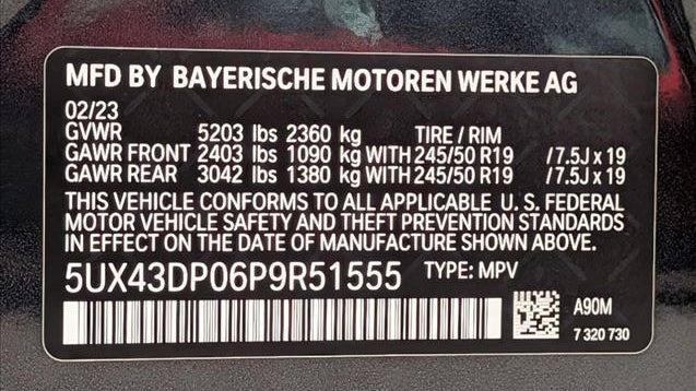 2023 BMW X3 sDrive30i