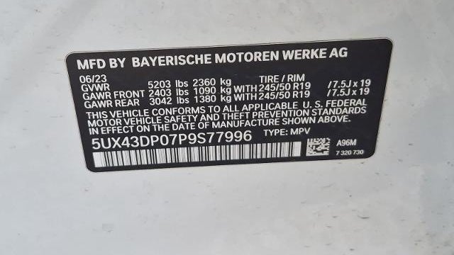 2023 BMW X3 sDrive30i