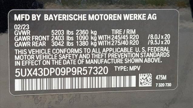 2023 BMW X3 sDrive30i