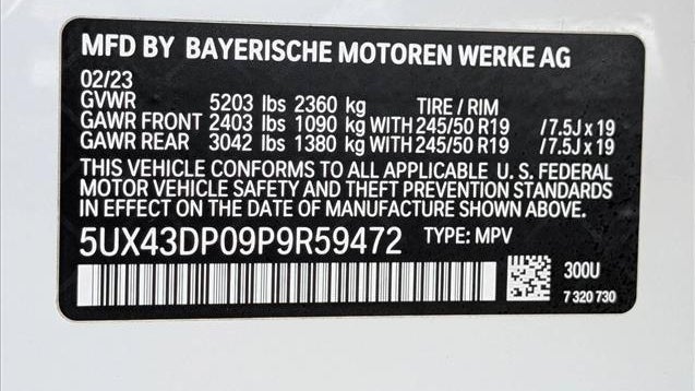 2023 BMW X3 sDrive30i
