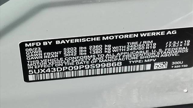 2023 BMW X3 sDrive30i
