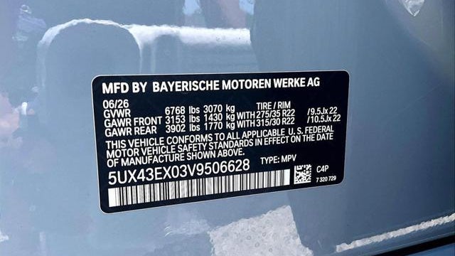 2027 BMW X6 M60i