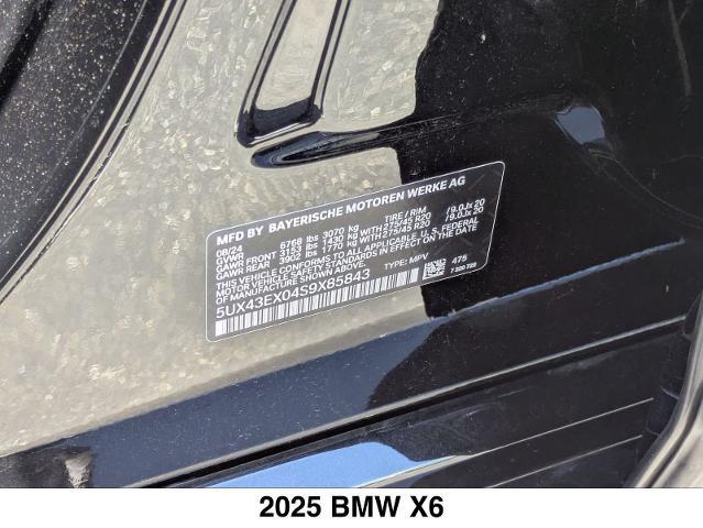 2025 BMW X6 - $77,777