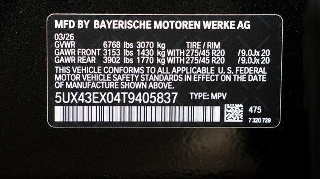 2026 BMW X6 M60i