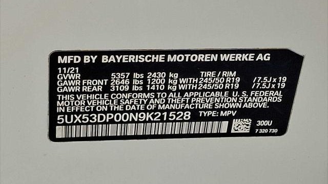 2022 BMW X3 xDrive30i