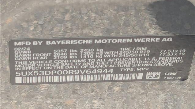 2024 BMW X3 xDrive30i