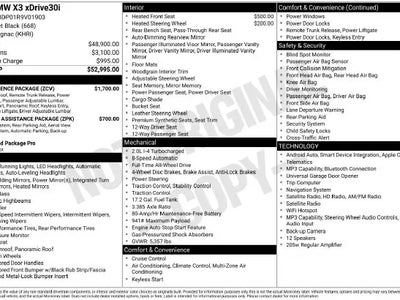 2024 BMW X3 AWD Xdrive30i 4DR Sports Activity Vehicle