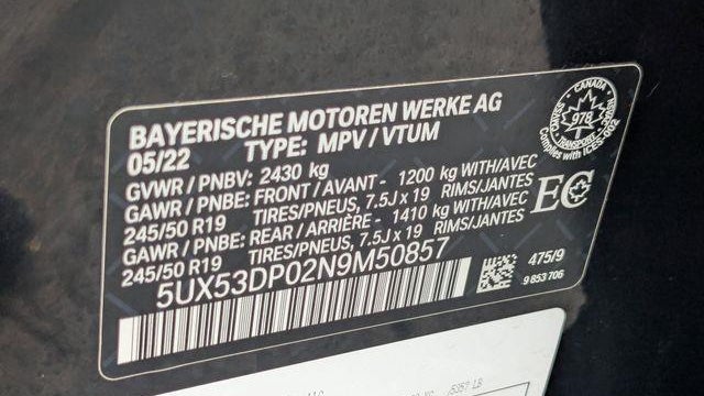 2022 BMW X3 xDrive30i