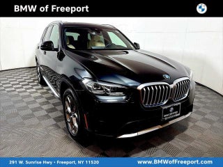 2023 BMW X3 with Black Sapphire Metallic Exterior