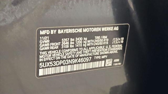 2022 BMW X3 xDrive30i