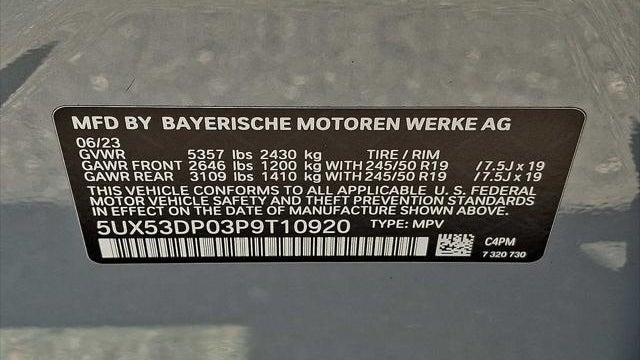 2023 BMW X3 xDrive30i
