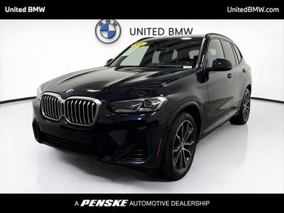 2022 BMW X3 AWD Xdrive30i 4DR Sports Activity Vehicle