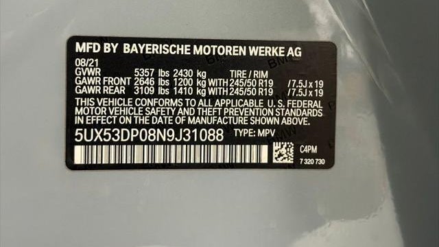 2022 BMW X3 xDrive30i