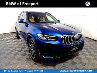 2023 BMW X3 with Phytonic Blue Metallic Exterior