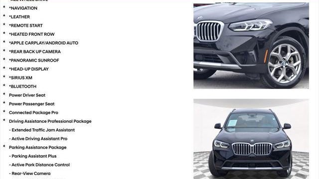 2024 BMW X3 xDrive30i