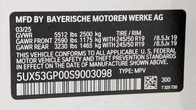2025 BMW X3 30 xDrive