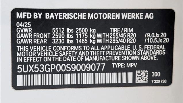 2025 BMW X3 30 xDrive