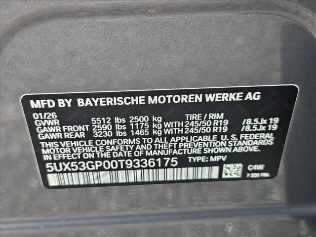 2026 BMW X3 - $54,114