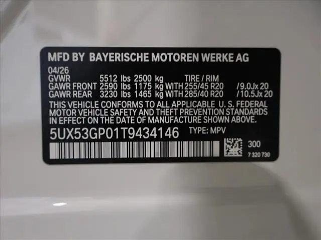 2026 BMW X3 - $62,755