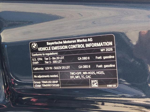 2026 BMW X3 - $60,012