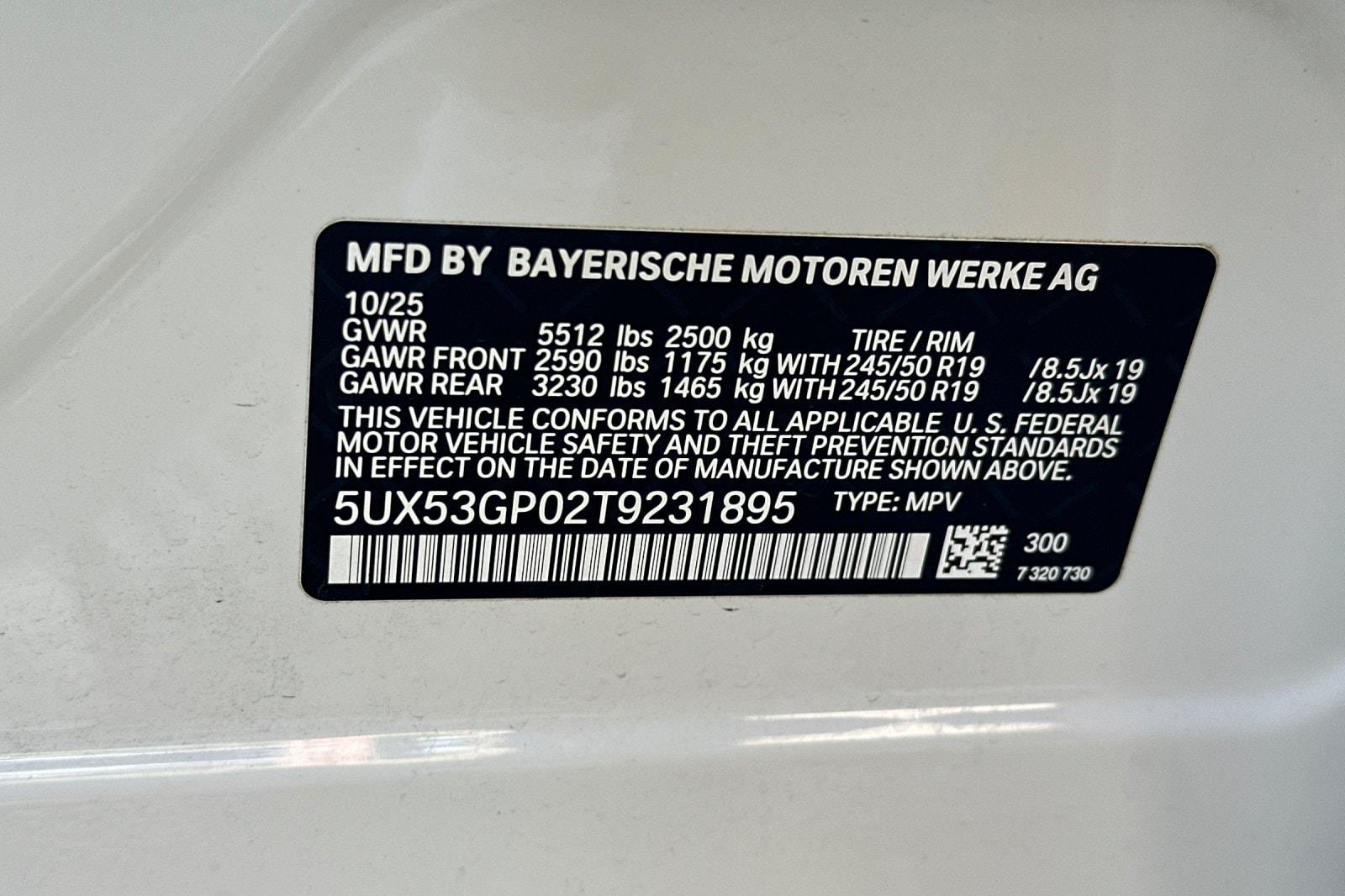 2026 BMW X3 - $42,500