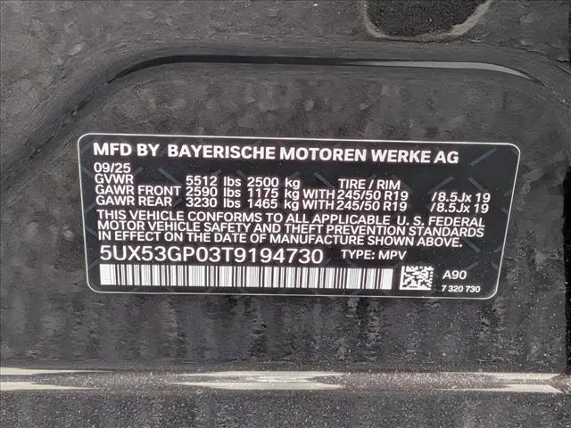2026 BMW X3 - $55,984