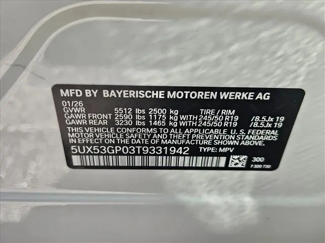 2026 BMW X3 - $55,744
