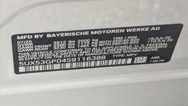 2025 BMW X3 30 xDrive