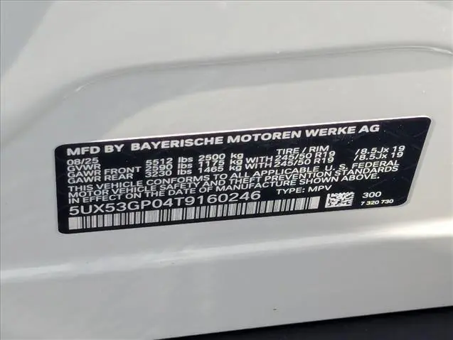 2026 BMW X3 - $52,819