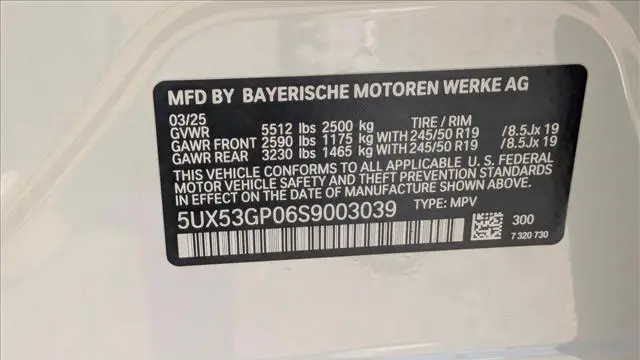 2025 BMW X3 30 xDrive