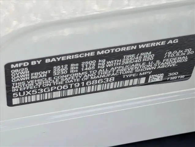 2026 BMW X3 - $52,729
