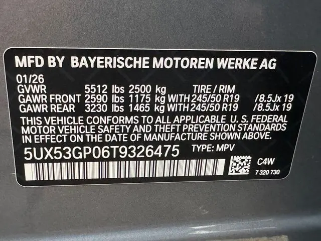 2026 BMW X3 - $46,001