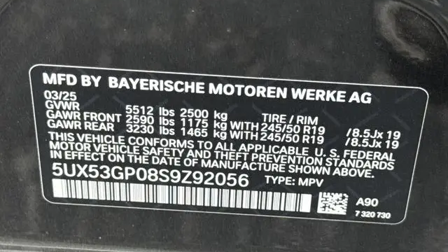 2025 BMW X3 30 xDrive