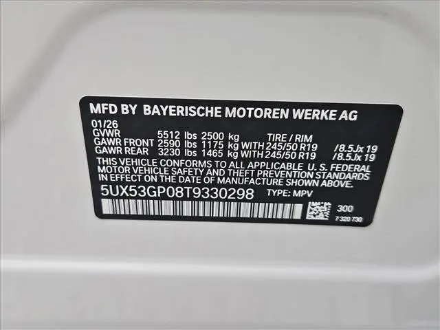 2026 BMW X3 - $55,744