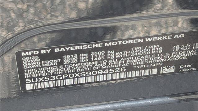 2025 BMW X3 30 xDrive