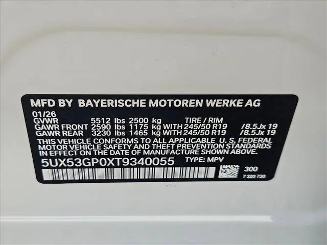 2026 BMW X3 - $55,744