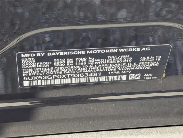 2026 BMW X3 - $55,374