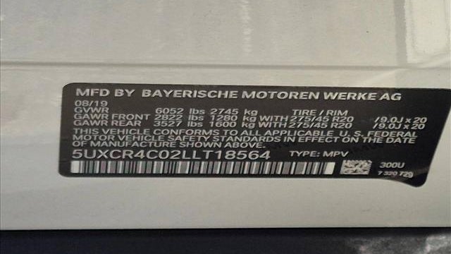 2020 BMW X5 sDrive40i