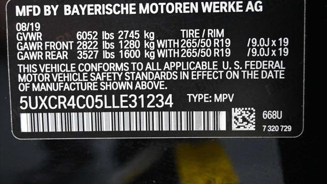 2020 BMW X5 sDrive40i