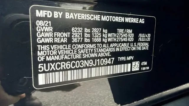 2022 BMW X5 xDrive40i