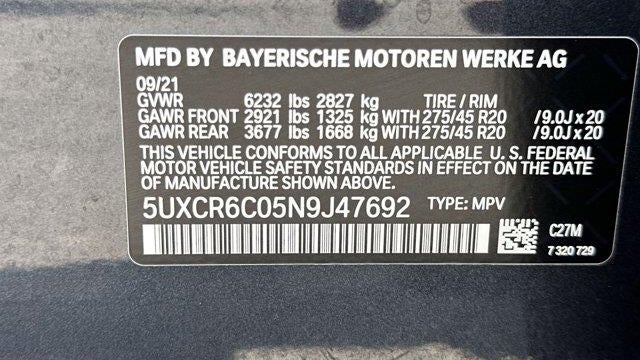 2022 BMW X5 xDrive40i