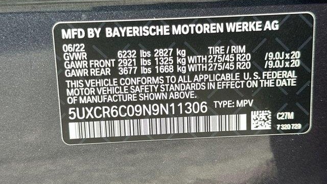 2022 BMW X5 xDrive40i