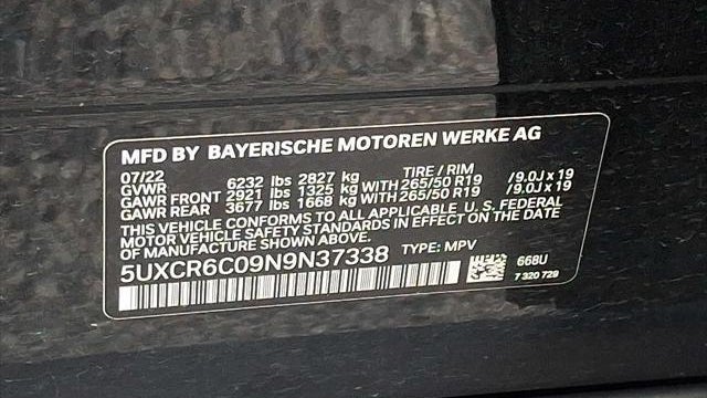2022 BMW X5 xDrive40i