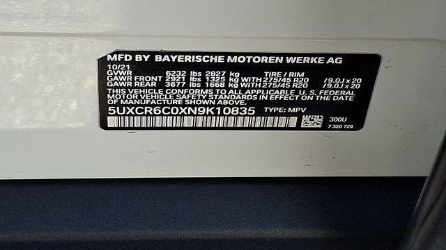 2022 BMW X5 xDrive40i